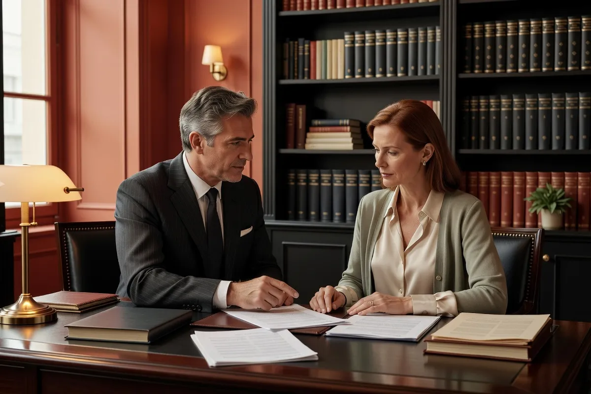 Avocate en consultation sur le droit de la famille