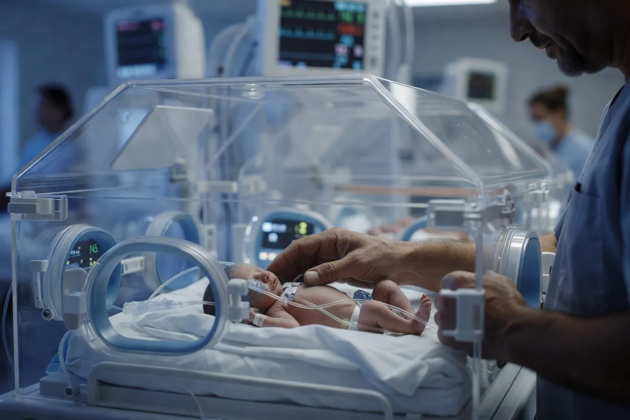 Bébé prématuré : le rôle du père en néonatologie
